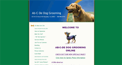 Desktop Screenshot of abcdedoggrooming.com